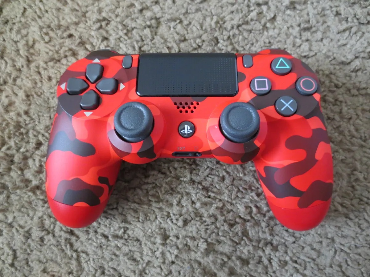 DualShock 4 Wireless Controller for PlayStation 4 – Red Camouflage
