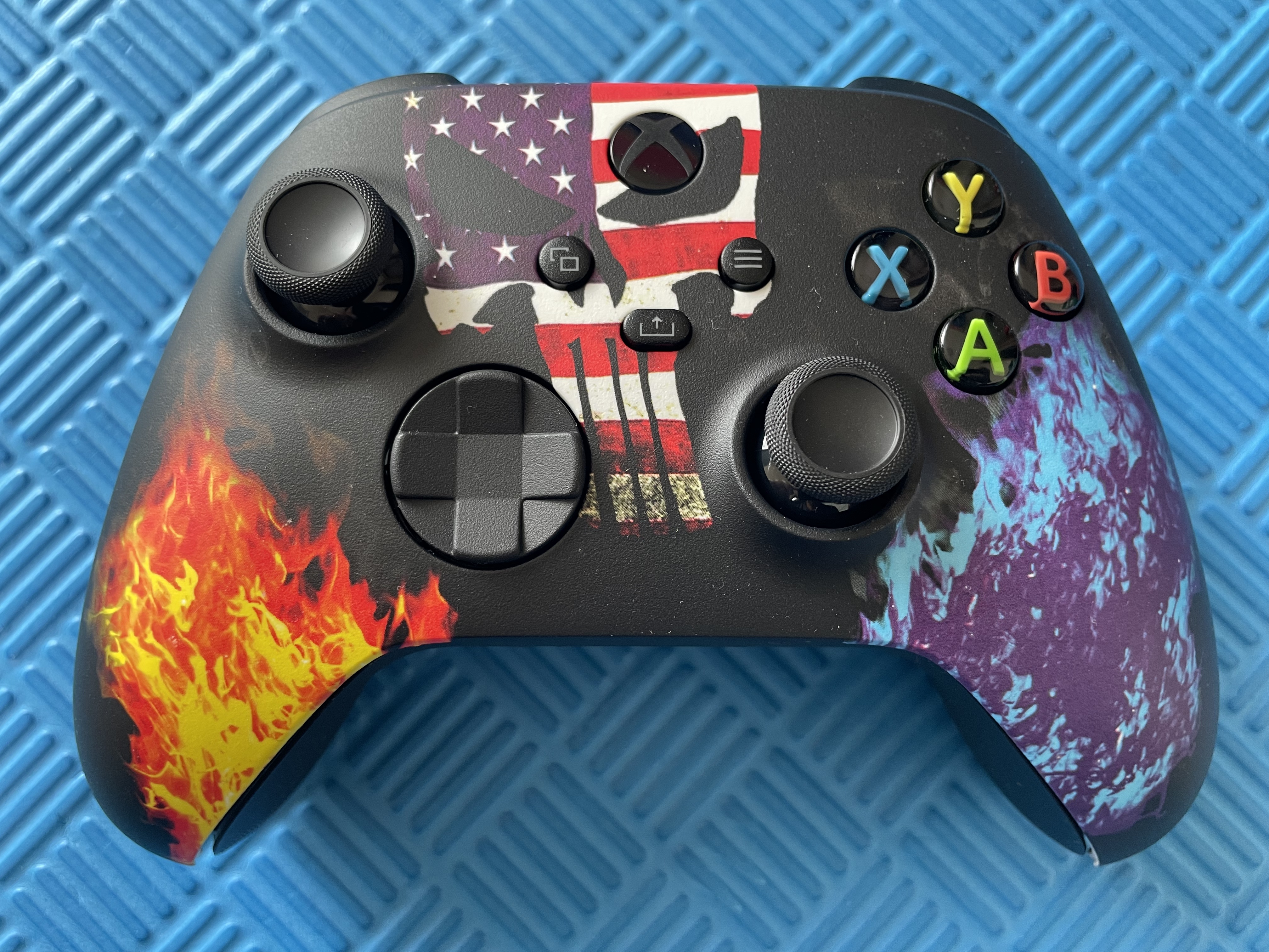 American Punisher Warrior Custom XBox Controller Wireless Compatible with XBox One/XBox Series X/S